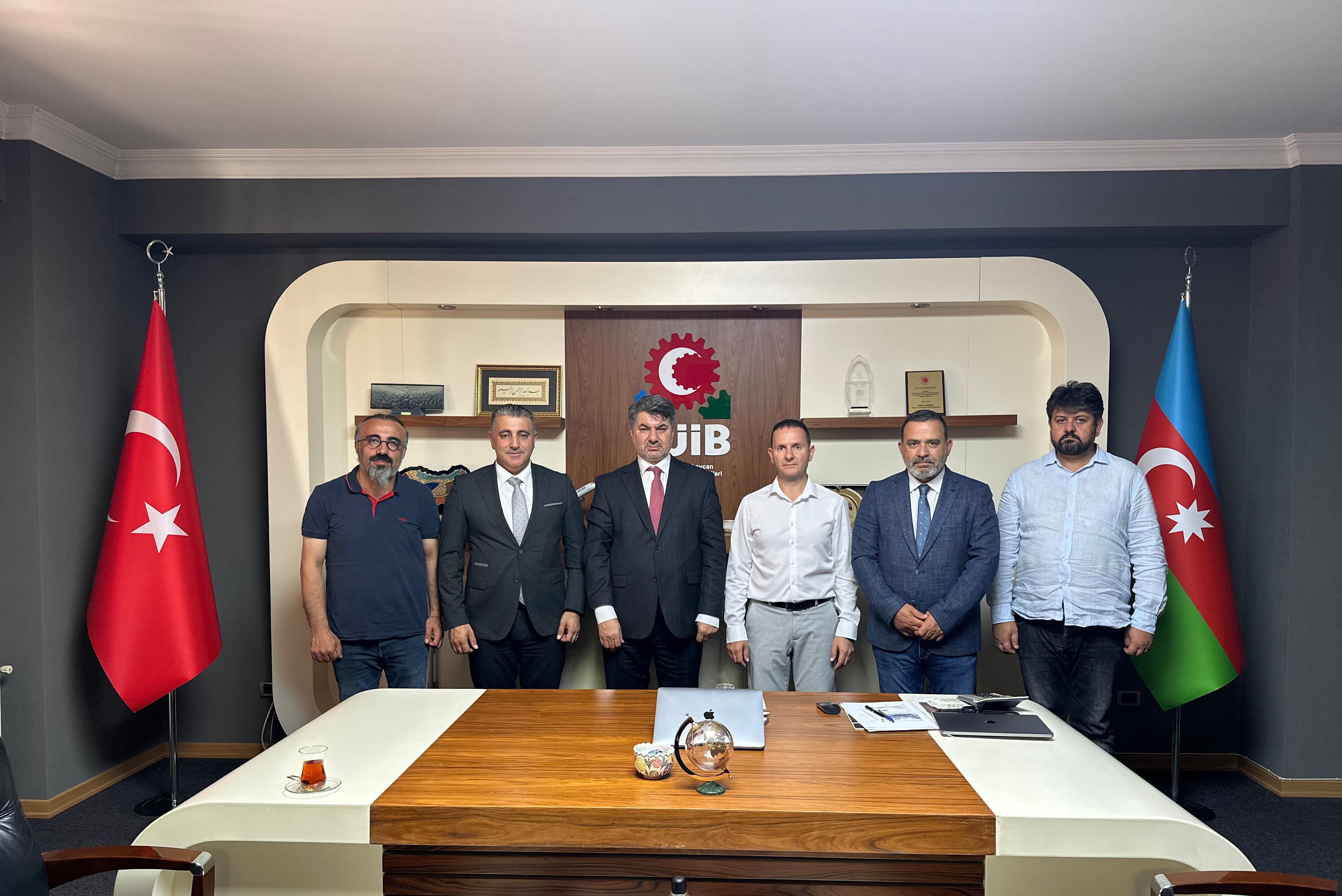 Şimali Kipr Türk Respublikasının Sənaye Palatasının nümayəndə heyəti TÜİB-i ziyarət edib.